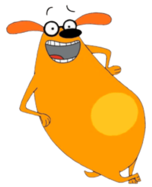 This is the Avatar Image for the Ruff Ruffman AI Voice and Text to Speech Generator
